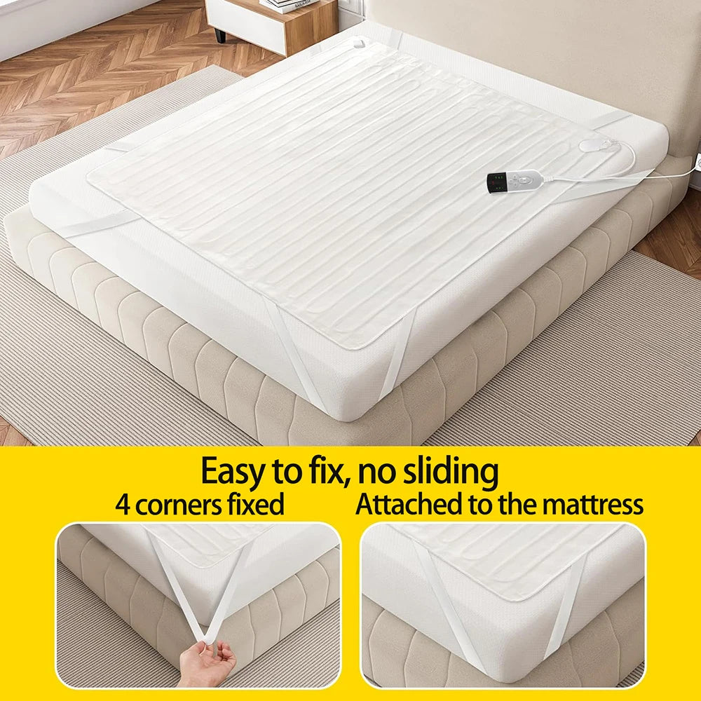 Heated blanket Electric blanket Heated cushion 160*130cm Thermal mattress cushion warmer Bed warmer 3 heat levels