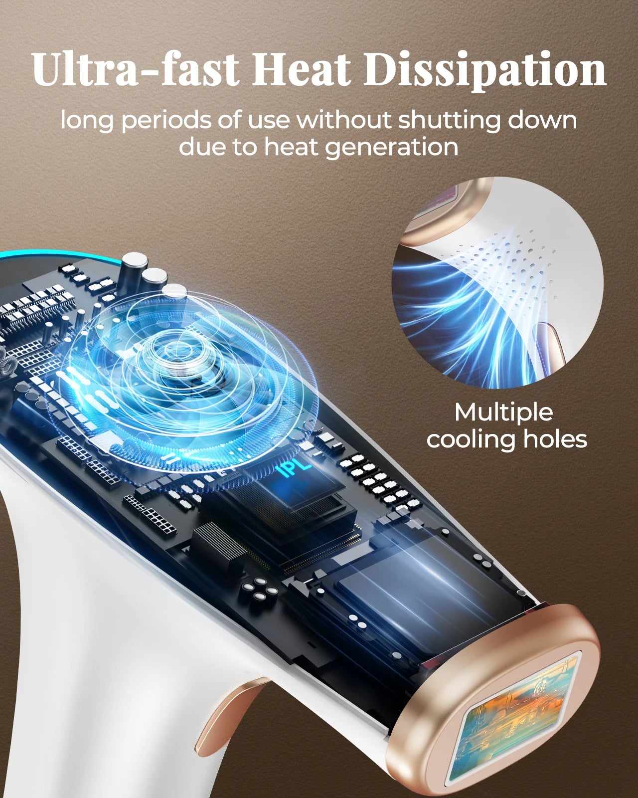 Hair Removal Laser Pro 21J Painless Permanent Epilator with HR/SC/RA 9 Energy Levels 999999+ Light Body Hair Trimmer