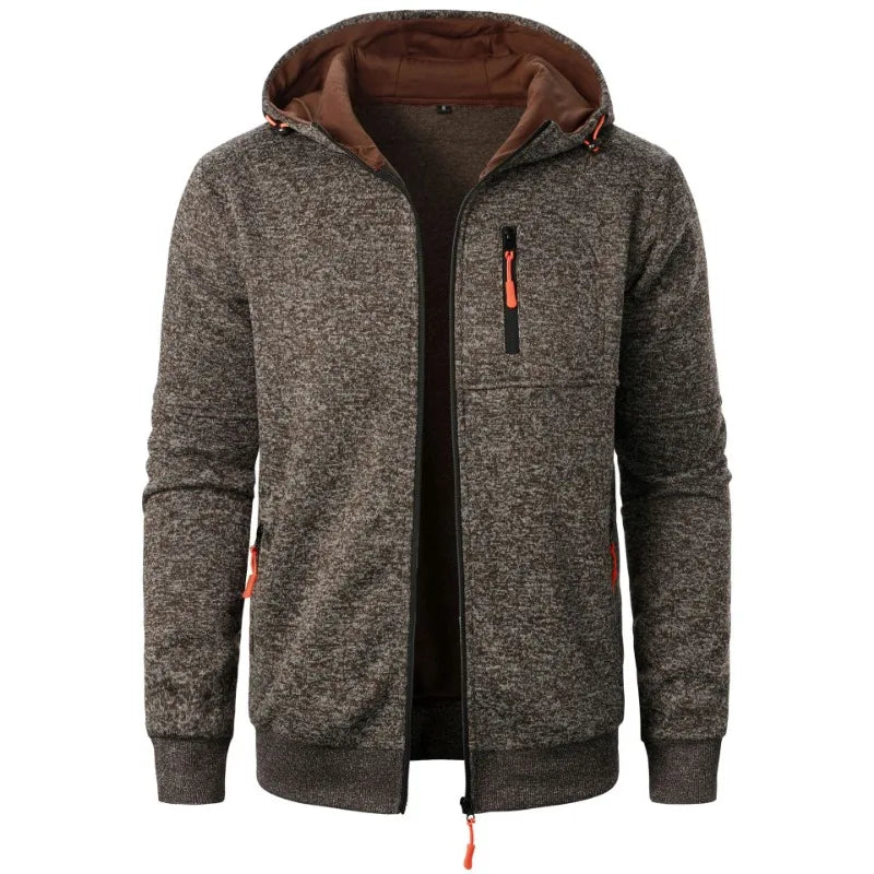 Men's Sweat Jacket Full Zip Hooded Sweatshirt by Gildan" Hoodie Streetwear