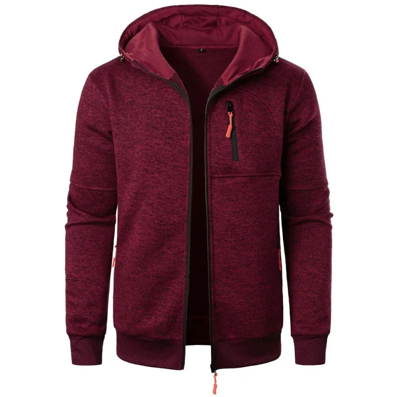 Men's Sweat Jacket Full Zip Hooded Sweatshirt by Gildan" Hoodie Streetwear