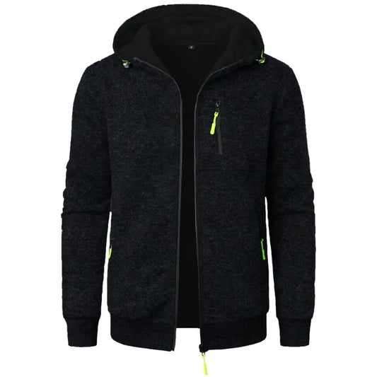 Men's Sweat Jacket Full Zip Hooded Sweatshirt by Gildan" Hoodie Streetwear